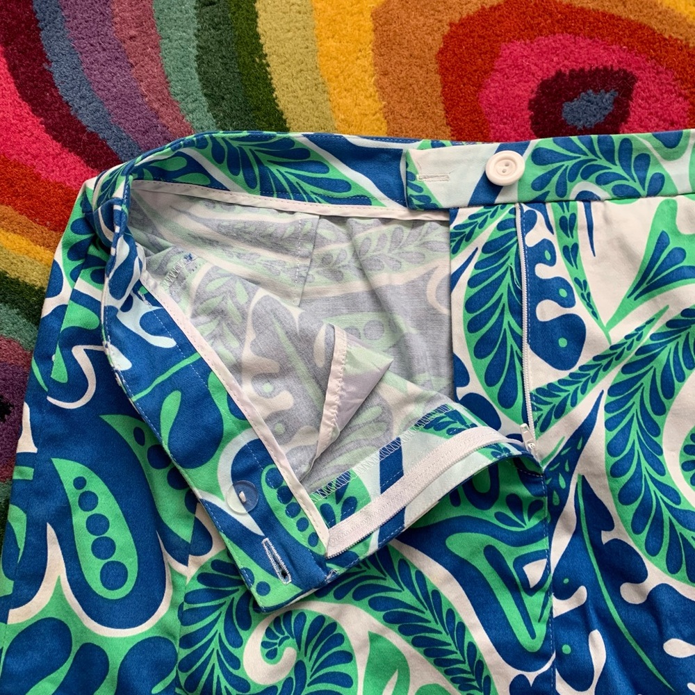 Elliott Lauren Fun Tribal / Polynesian / Tiki Design Skirt - Picture 6 of 13